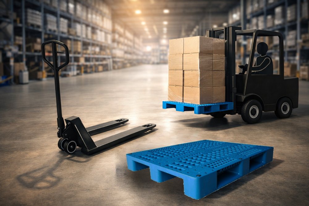 پارس پالت | پالت پلاستیکی لیفتراک خور 