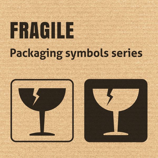پارس پالت | نماد شکننده (Fragile)
